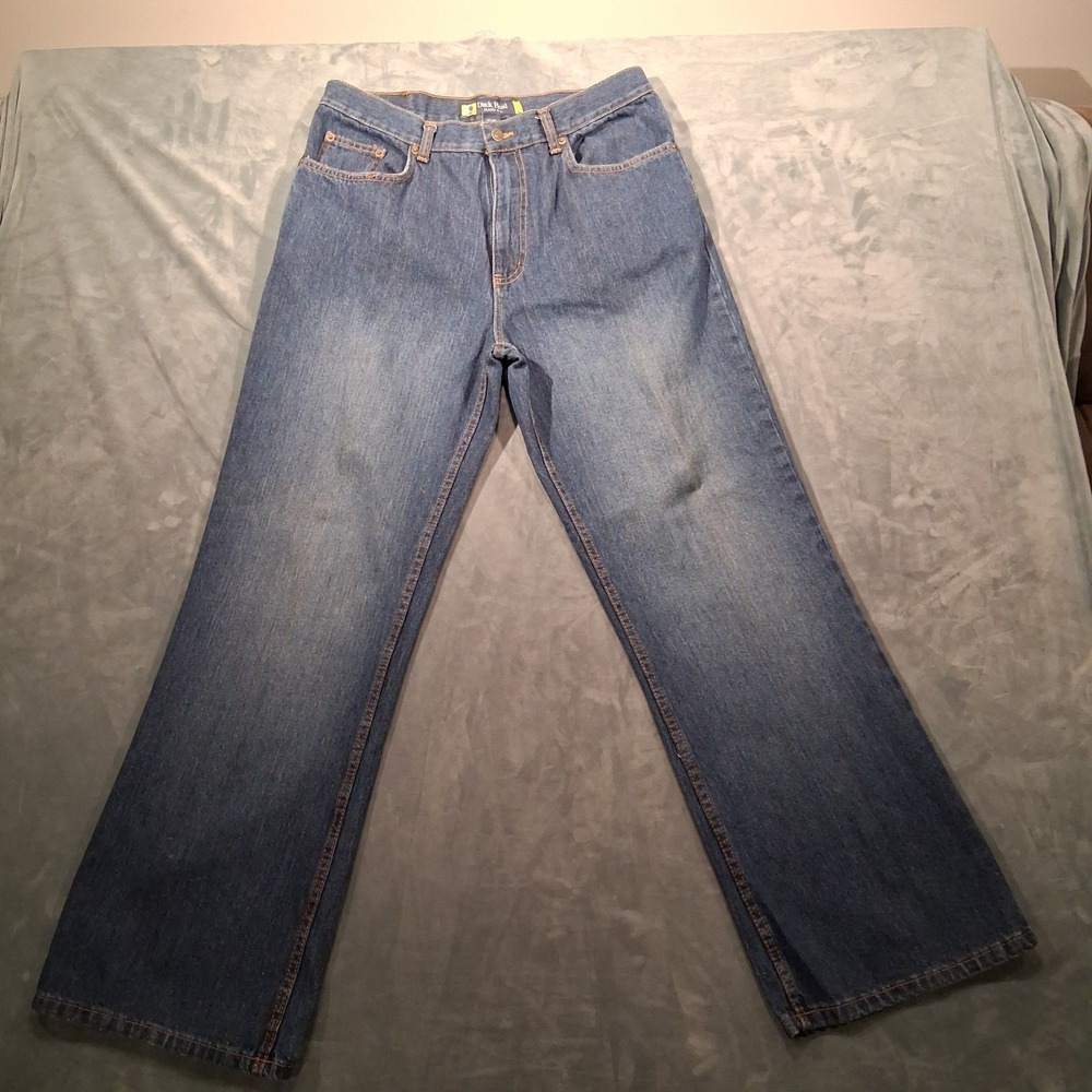 Men's Duck Head Jeans 36x32 Blue Denim‎ Boot Cut 100% Cotton Medium Wash